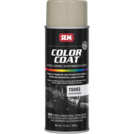 SEM Interior Color Coating Spray Paint, Phantom White #15003