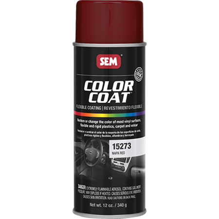 SEM Interior Color Coating Spray Paint, Napa Red #15273