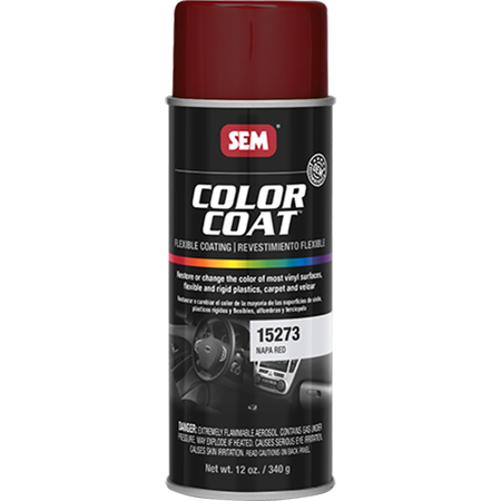 SEM Interior Color Coating Spray Paint, Napa Red