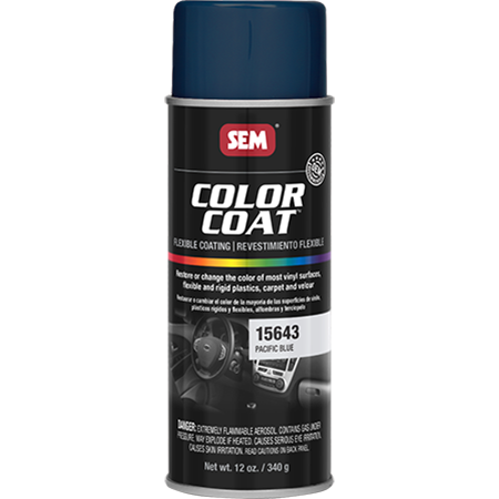SEM Interior Color Coating Spray Paint, Pacific Blue