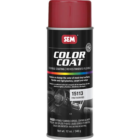 SEM Interior Color Coating Spray Paint, Firethorn Red