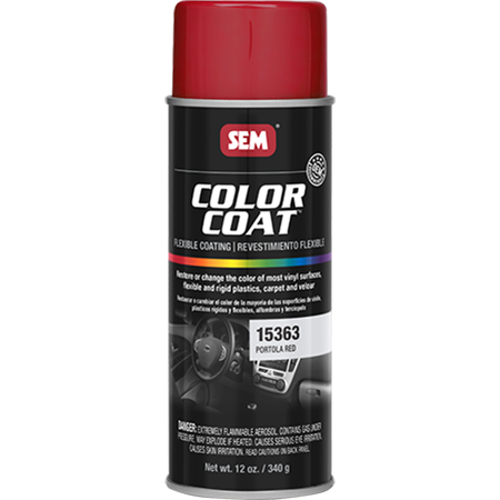 SEM Interior Color Coating Spray Paint, Portola Red