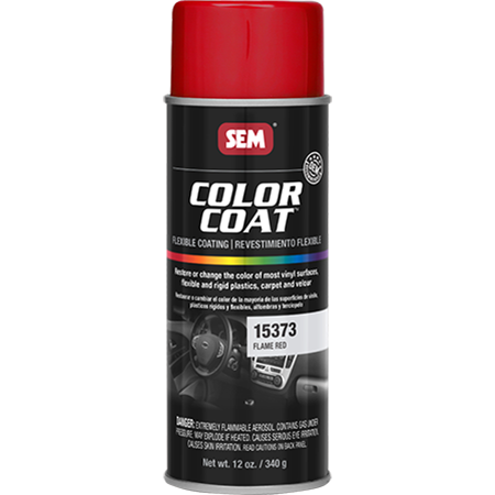SEM Interior Color Coating Spray Paint, Flame Red