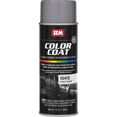 SEM Interior Color Coating Spray Paint, Thomas Bus Gray #15413