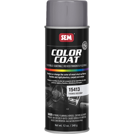 SEM Interior Color Coating Spray Paint, Thomas Bus Gray