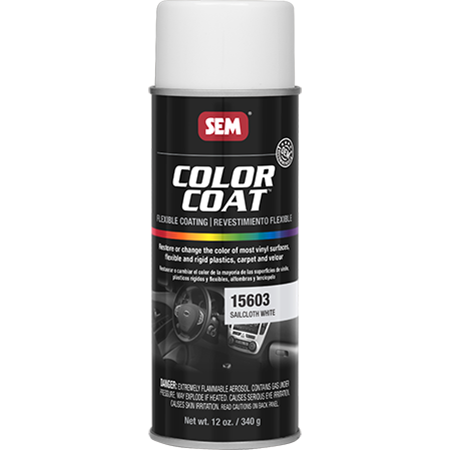 SEM Interior Color Coating Spray Paint, Sailcloth White #15603