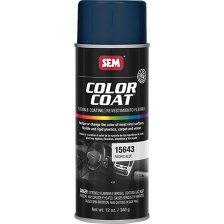 SEM Interior Color Coating Spray Paint, Pacific Blue #15643