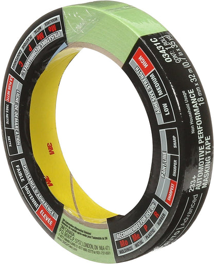 3M Scotch Performance Green Masking Tape - 3/4" x 55m