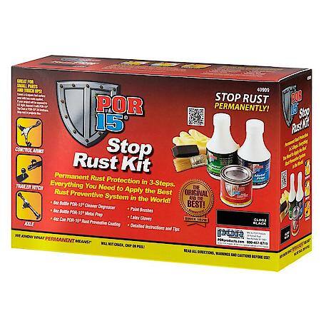 POR-15 Stop Rust Kit, Gloss Black